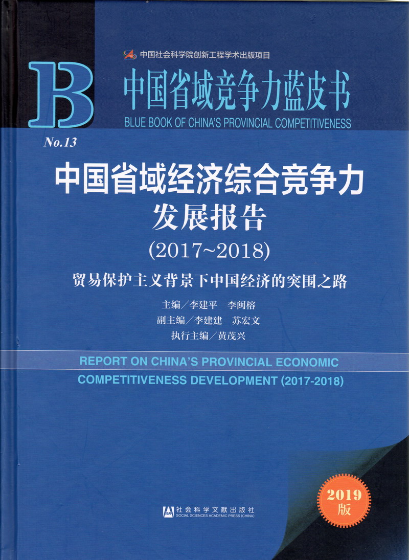 骚逼女生被操中国省域经济综合竞争力发展报告（2017-2018）